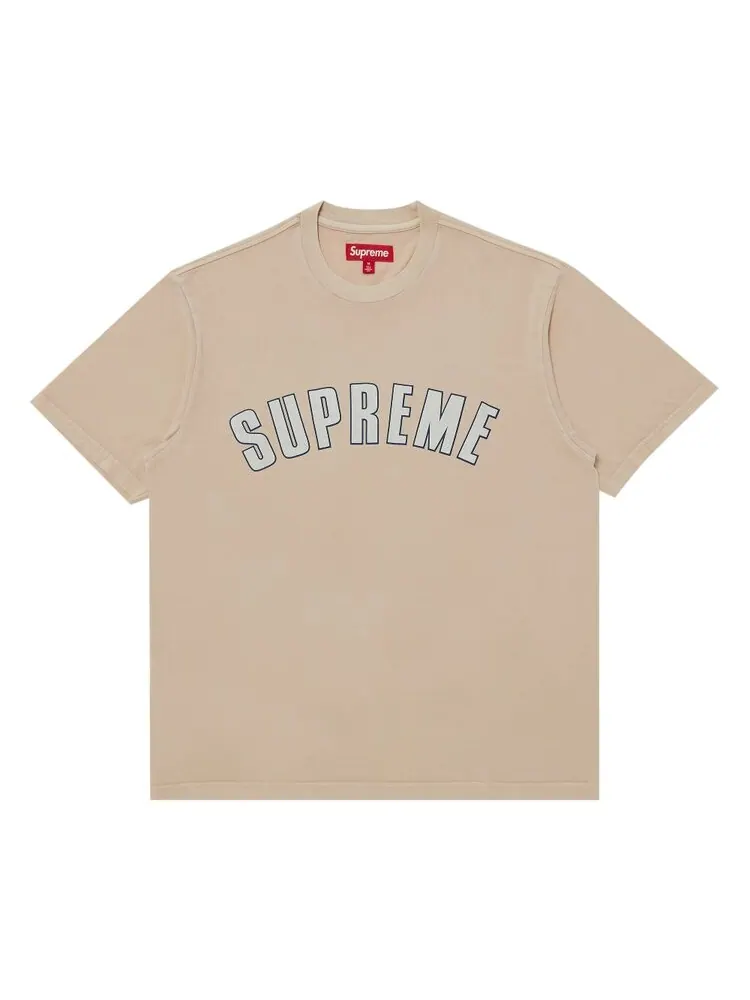 Топ Supreme Cracked Arc Short-Sleeve Top — изображение 1 из 3, бежевый