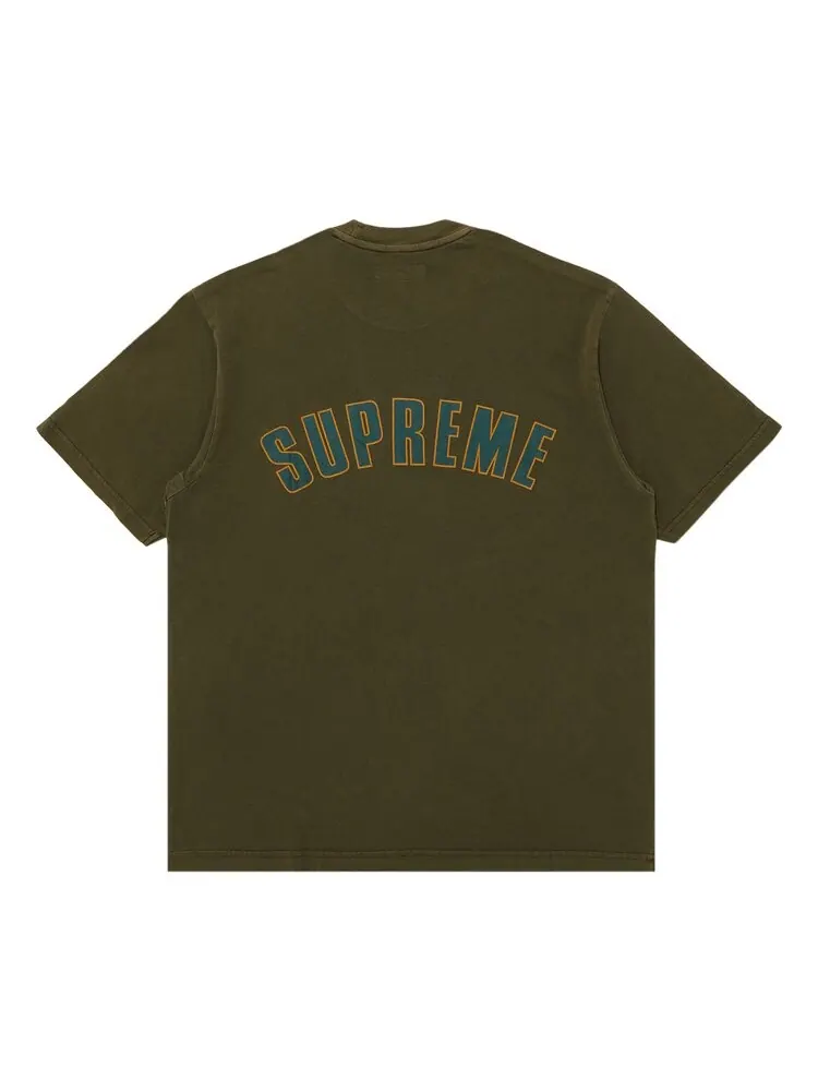 Топ Supreme Cracked Arc Short-Sleeve Top — изображение 2 из 3, зеленый