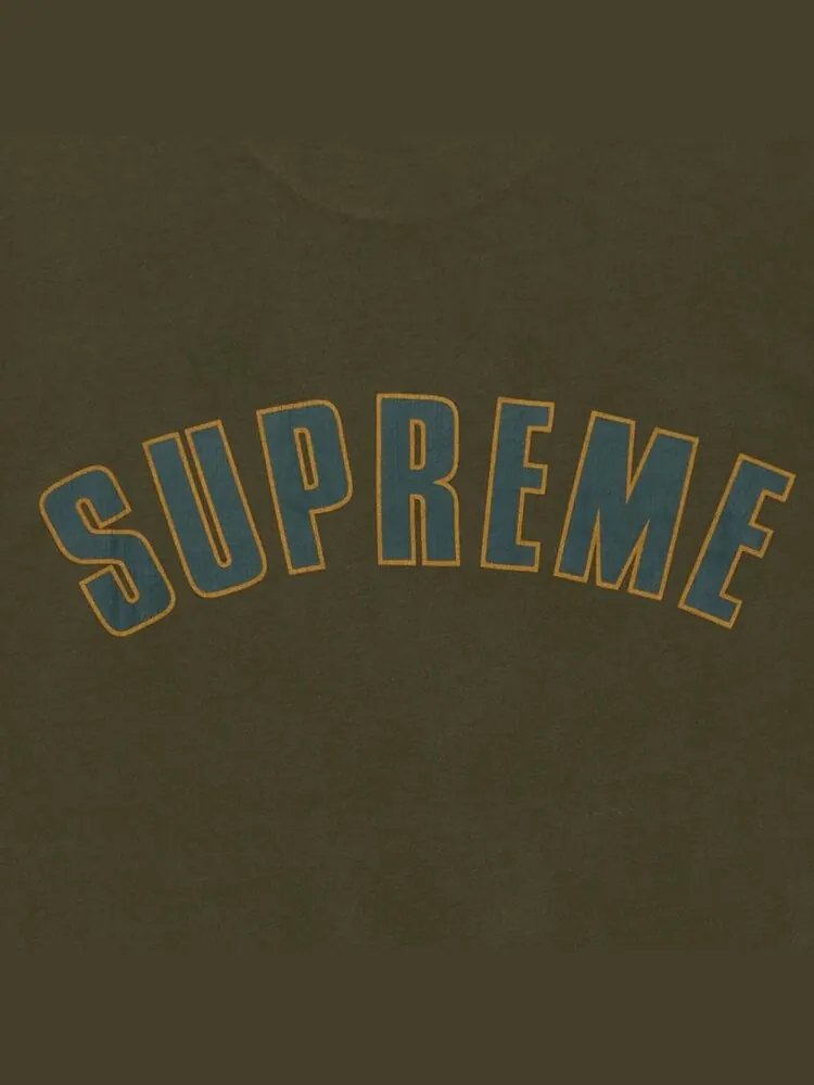 Топ Supreme Cracked Arc Short-Sleeve Top — изображение 3 из 3, зеленый