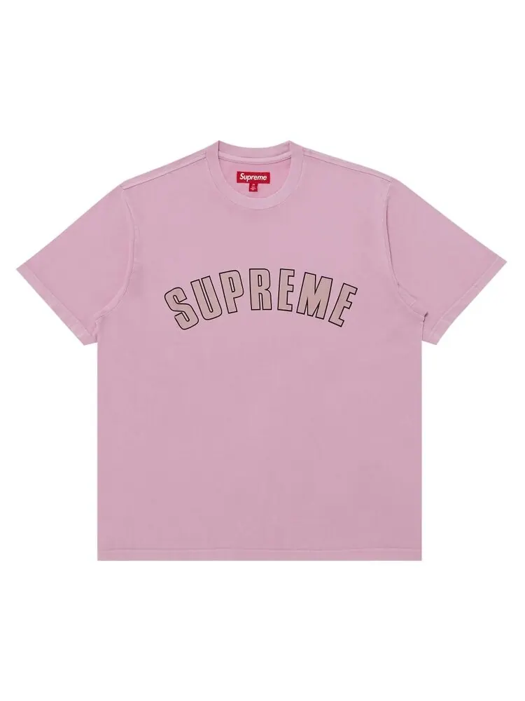 Топ Supreme Cracked Arc Short-Sleeve Top — изображение 1 из 3, розовый