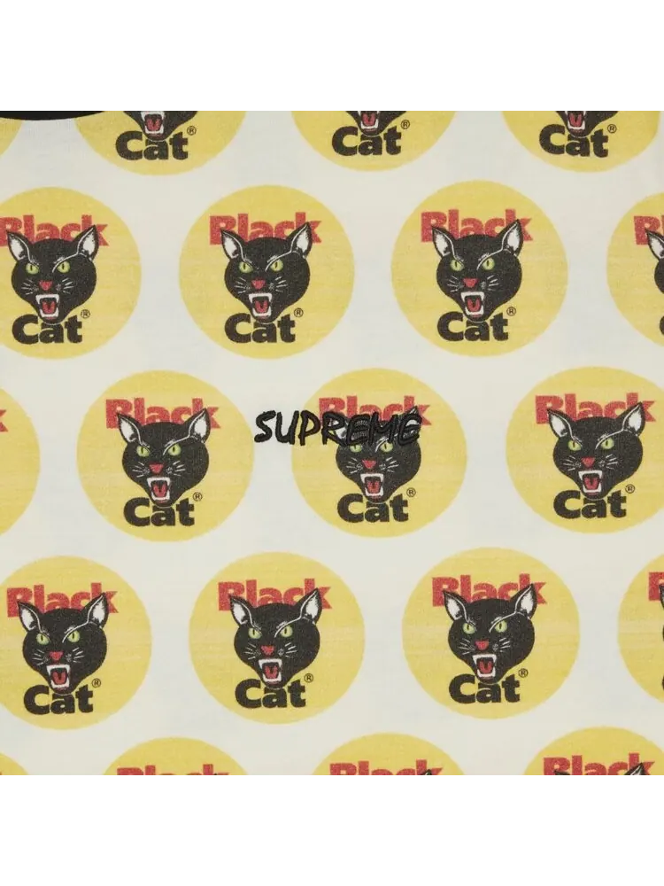 Топ Supreme Black Cat Short-Sleeve Top — изображение 3 из 3, мульти
