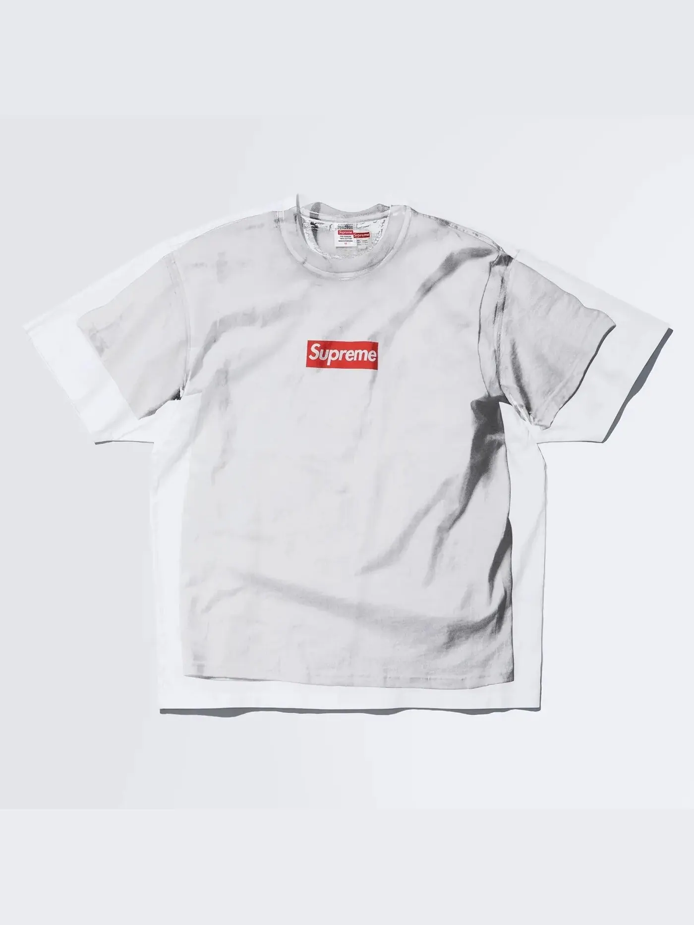 Футболка Supreme x MM6 Maison Margiela Box Logo — изображение 2 из 4, белый