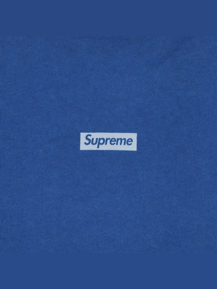 Майка Supreme Overprint Small Box Short-Sleeve Top — изображение 2 из 2, синий