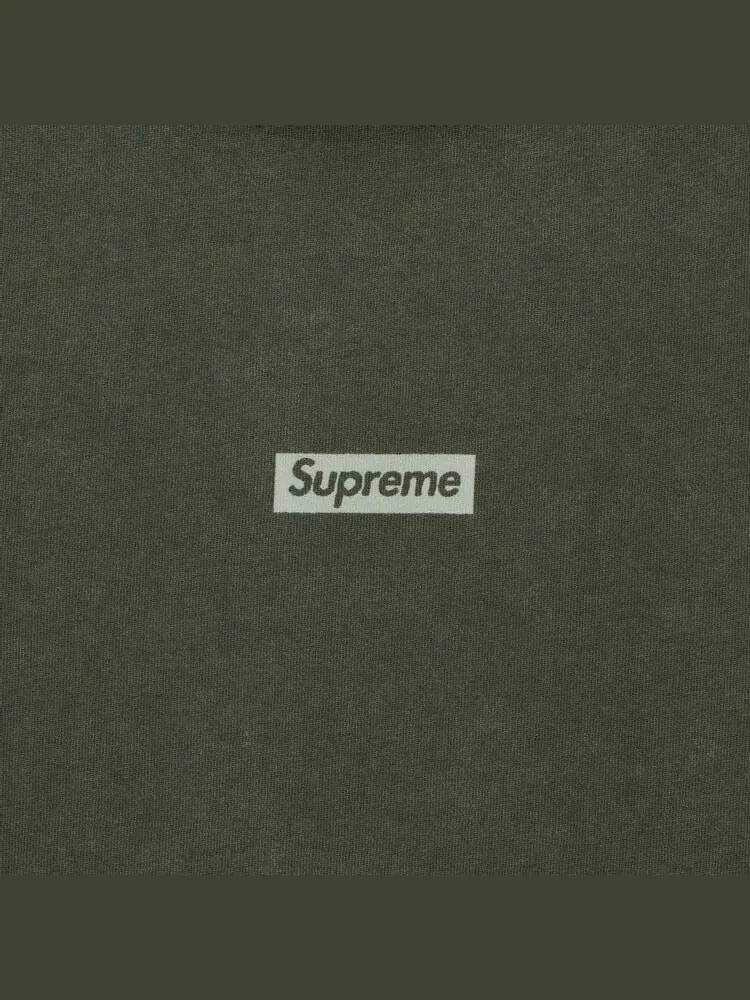 Майка Supreme Overprint Small Box Short-Sleeve Top — изображение 2 из 2, зеленый