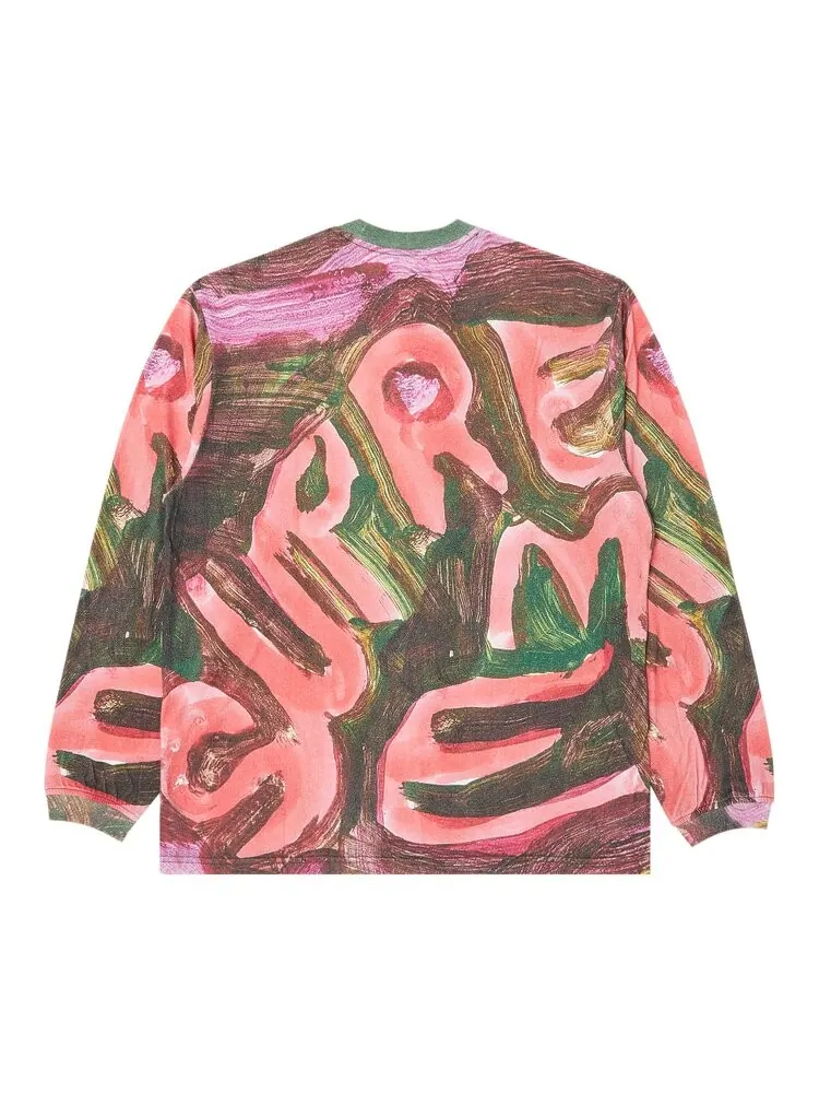 Топ Supreme Paint Long-Sleeve Top — изображение 2 из 3, мульти