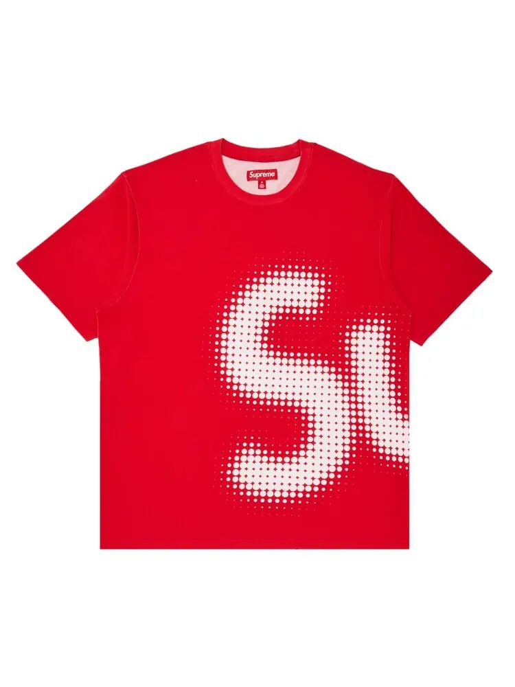Топ Supreme Halftone Short-Sleeve Top — изображение 1 из 3, красный