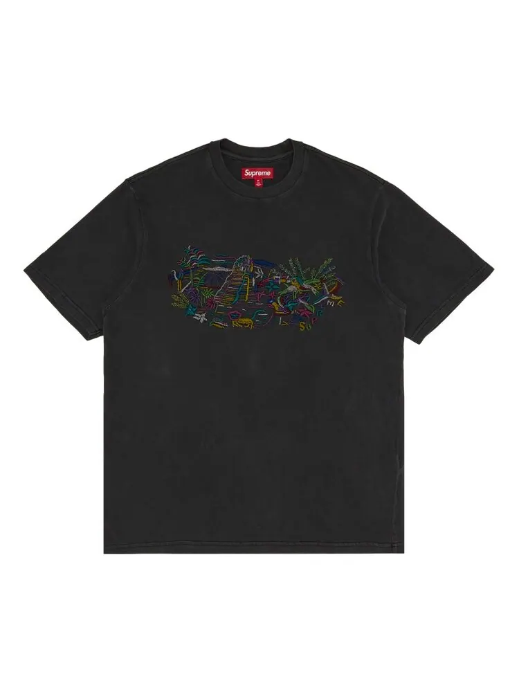 Майка Supreme Machu Picchu Short-Sleeve Top — изображение 1 из 2, черный