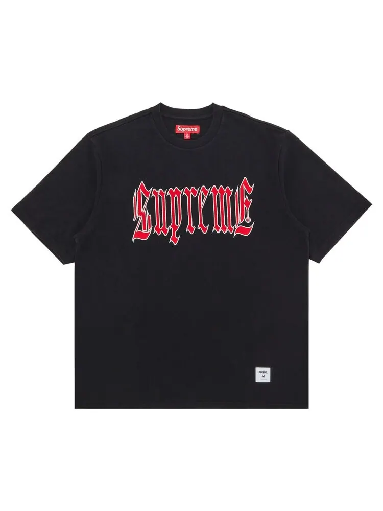Топ Supreme Old English Short-Sleeve Top — изображение 1 из 2, черный