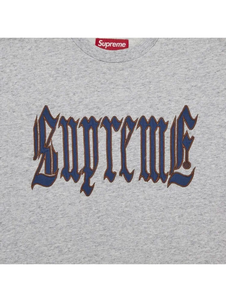Топ Supreme Old English Short-Sleeve Top — изображение 2 из 2, серый