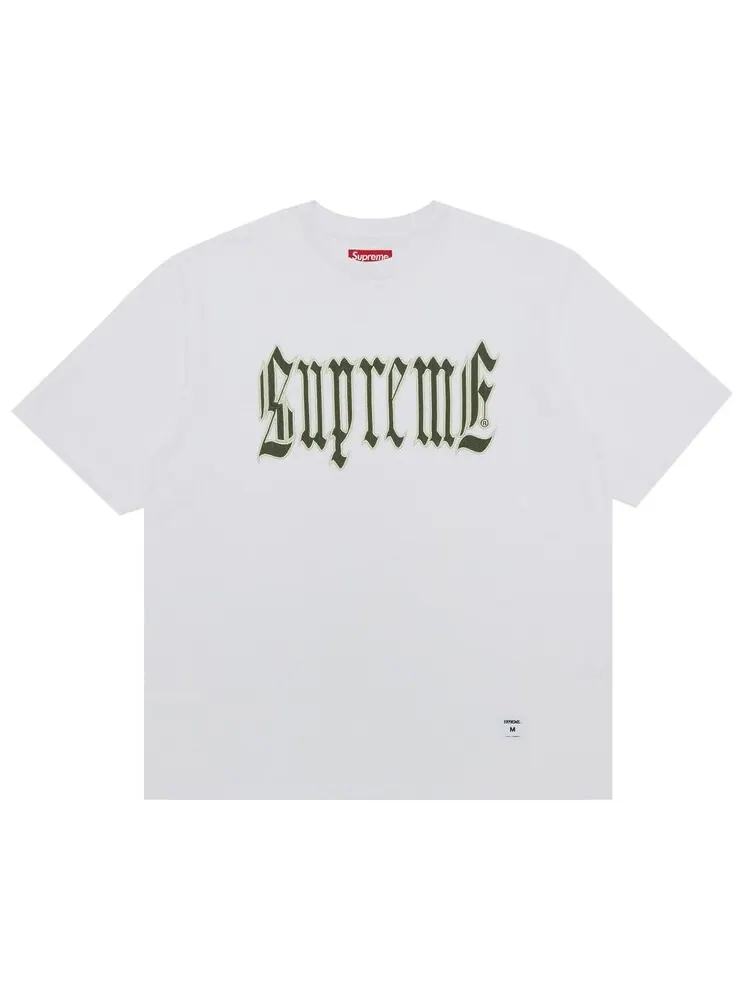 Топ Supreme Old English Short-Sleeve Top — изображение 1 из 2, белый