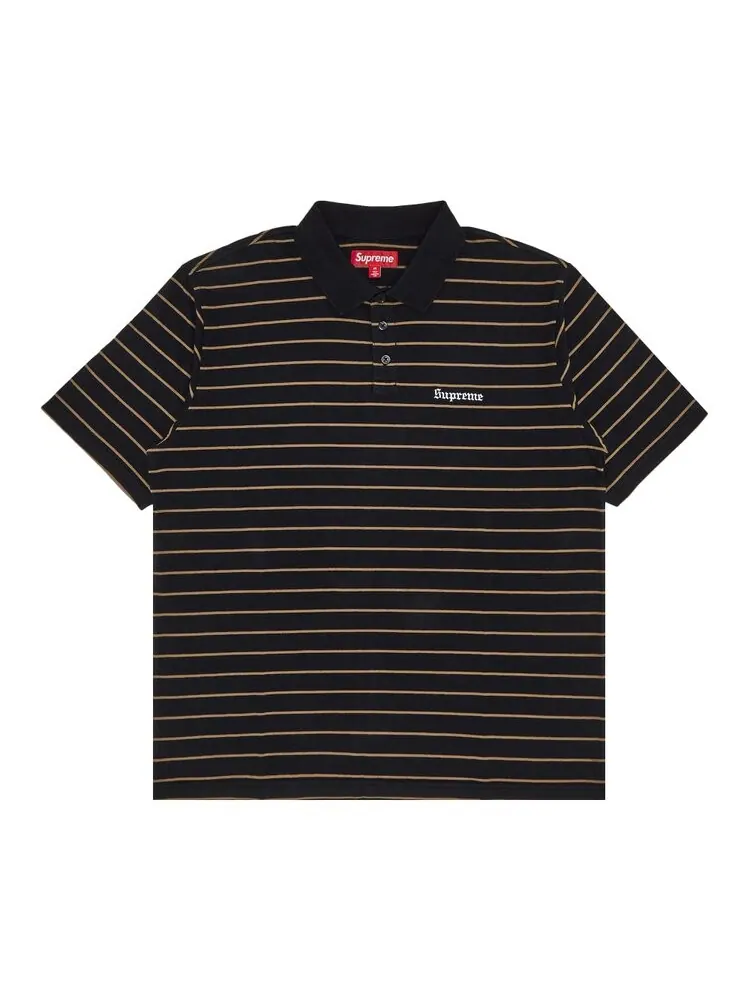 Поло Supreme x Melvins Stripe Short-Sleeve Polo — изображение 1 из 3, черный