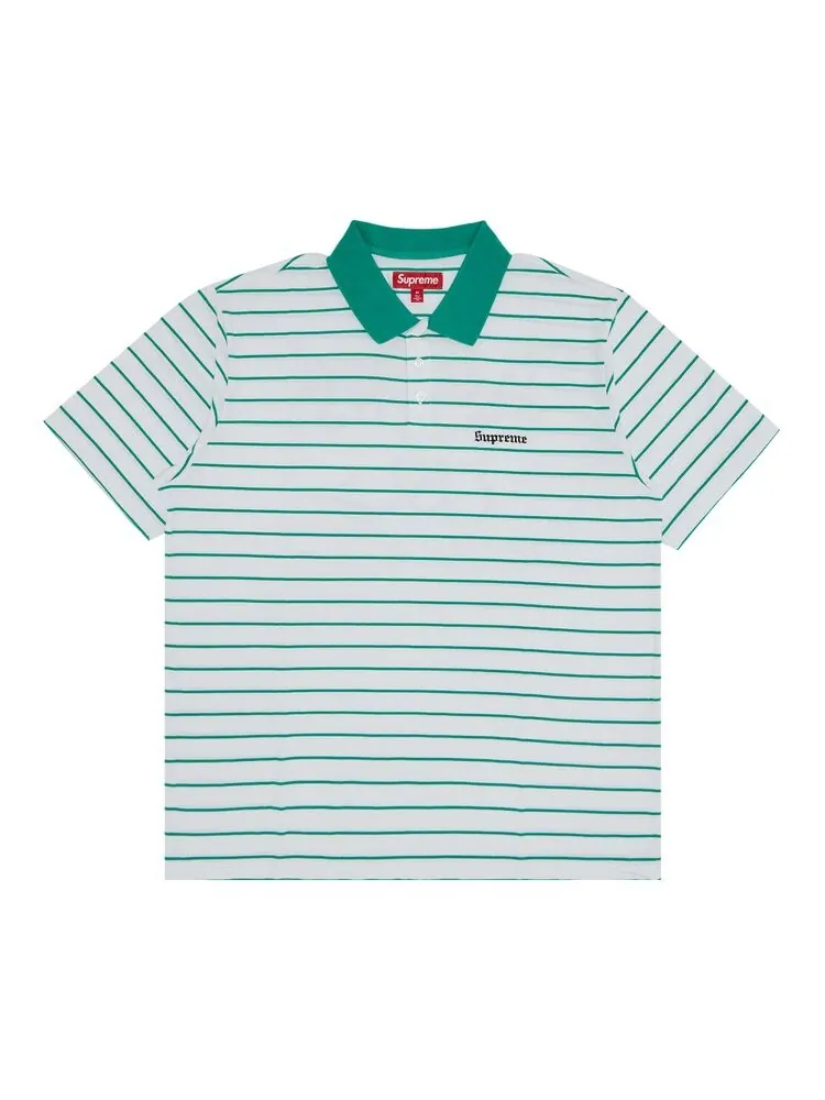 Поло Supreme x Melvins Stripe Short-Sleeve Polo — изображение 1 из 3, белый