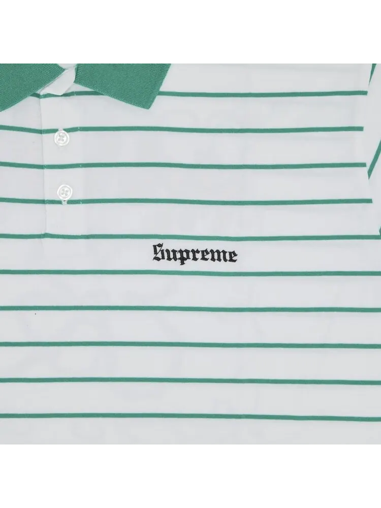 Поло Supreme x Melvins Stripe Short-Sleeve Polo — изображение 3 из 3, белый