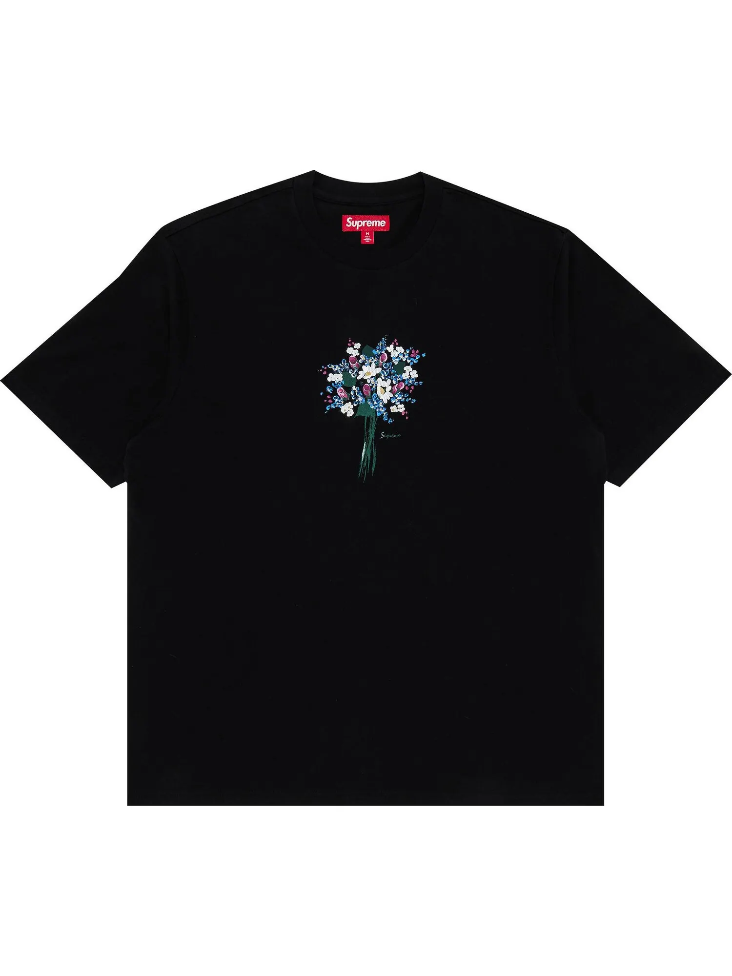 Футболка Supreme Bouquet Short-Sleeve — изображение 1 из 2, черный