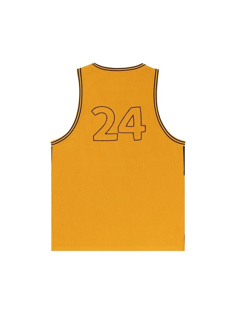 Джерси Aimé Leon Dore Knit Basketball Jersey Yellow — изображение 2 из 2, желтый