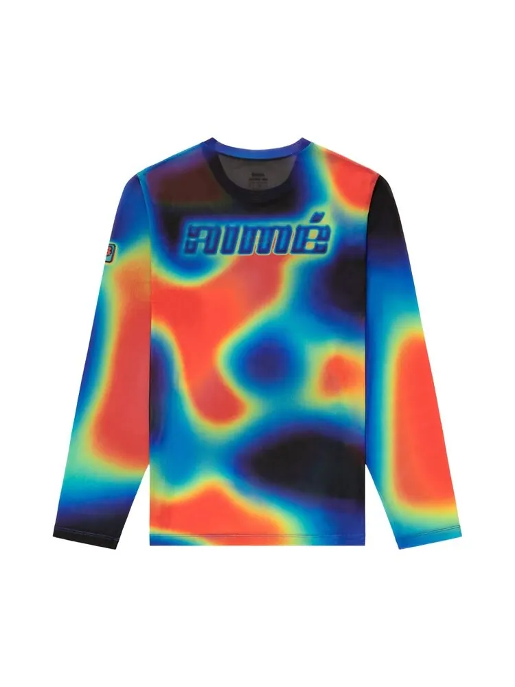 Футболка Aimé Leon Dore x New Balance Thermal Print Long-Sleeve Mesh Tee — изображение 2 из 2, мульти