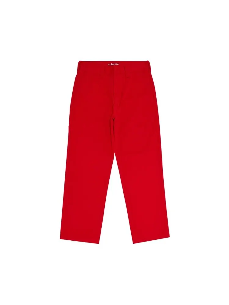 Брюки Supreme Work Pant — изображение 1 из 3, красный