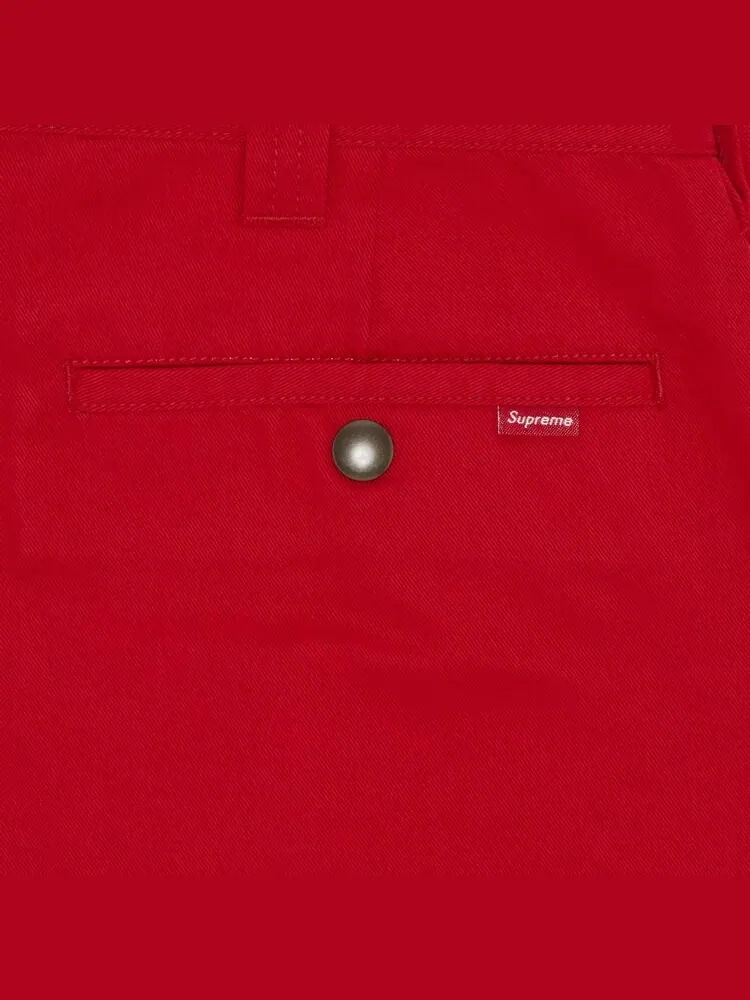 Брюки Supreme Work Pant — изображение 3 из 3, красный
