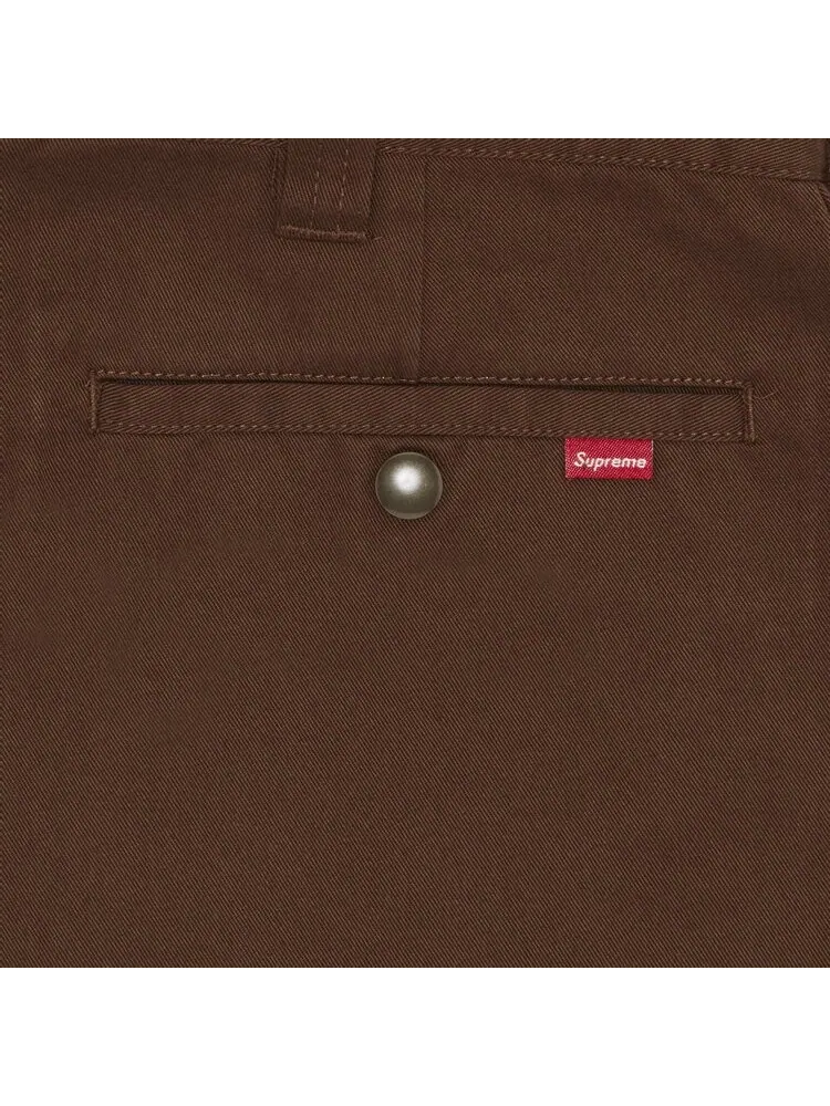 Брюки Supreme Work Pant — изображение 3 из 3, коричневый