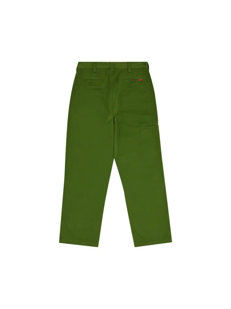 Брюки Supreme Work Pant — изображение 2 из 3, зеленый