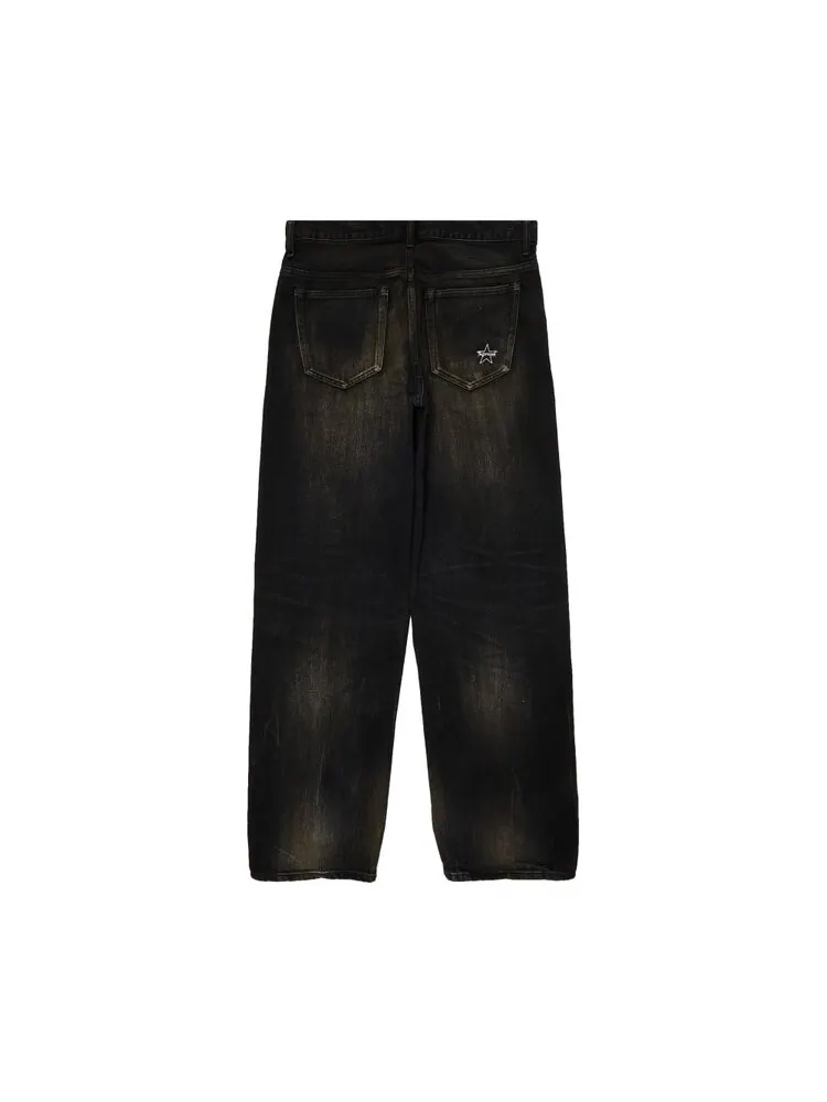 Джинсы Supreme Distressed Loose Fit Selvedge Jean — изображение 2 из 3, черный