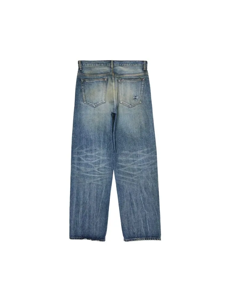 Джинсы Supreme Distressed Loose Fit Selvedge Jean — изображение 2 из 3, синий