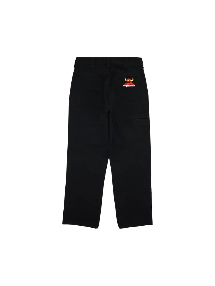 Брюки Supreme x Toy Machine Work Pant — изображение 2 из 3, черный