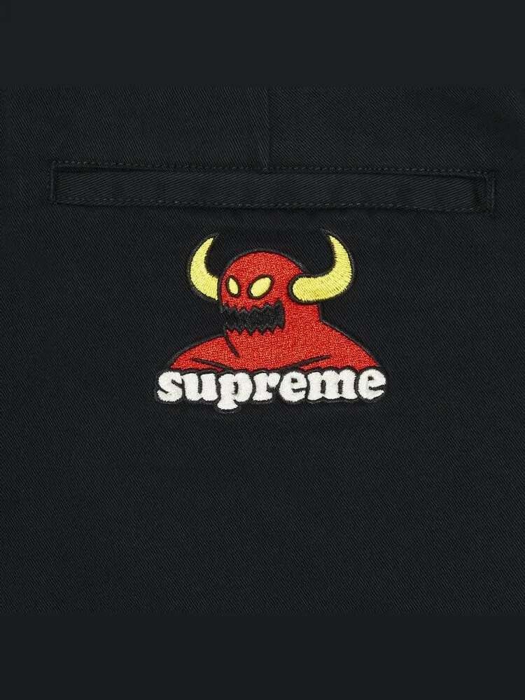 Брюки Supreme x Toy Machine Work Pant — изображение 3 из 3, черный