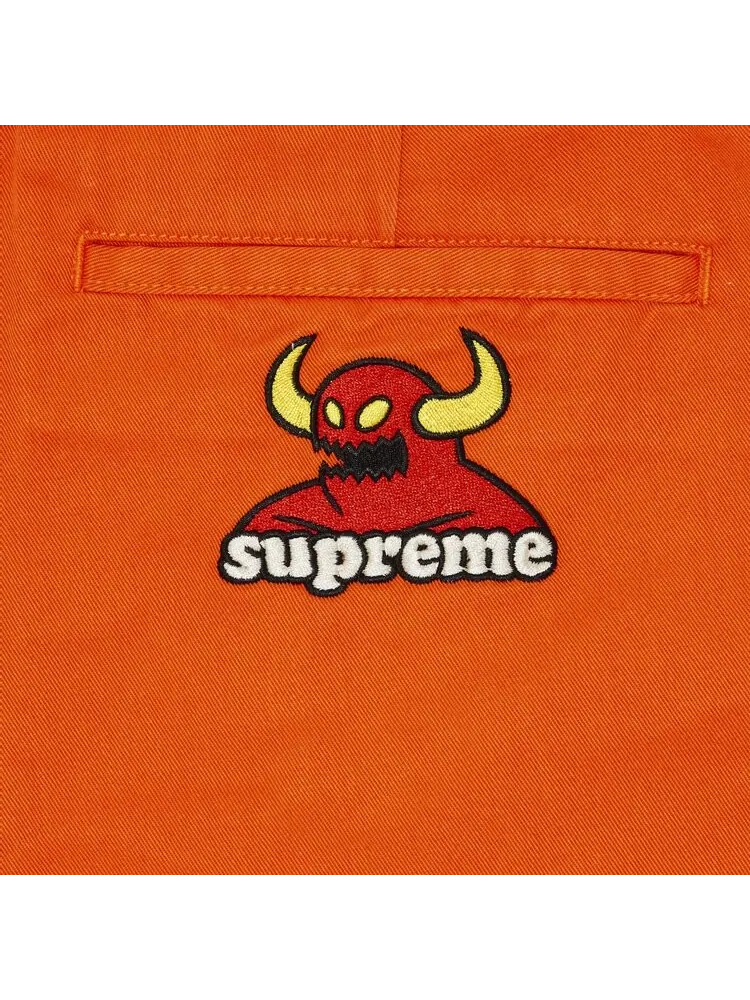 Брюки Supreme x Toy Machine Work Pant — изображение 3 из 3, оранжевый