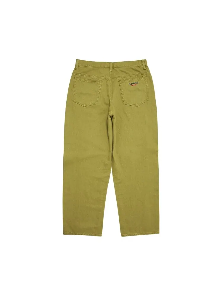 Джинсы Supreme Baggy Jean — изображение 2 из 3, зеленый