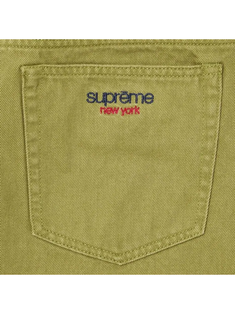 Джинсы Supreme Baggy Jean — изображение 3 из 3, зеленый
