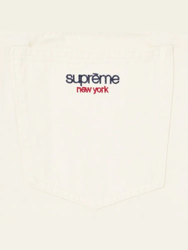 Джинсы Supreme Baggy Jean — изображение 3 из 3, бежевый