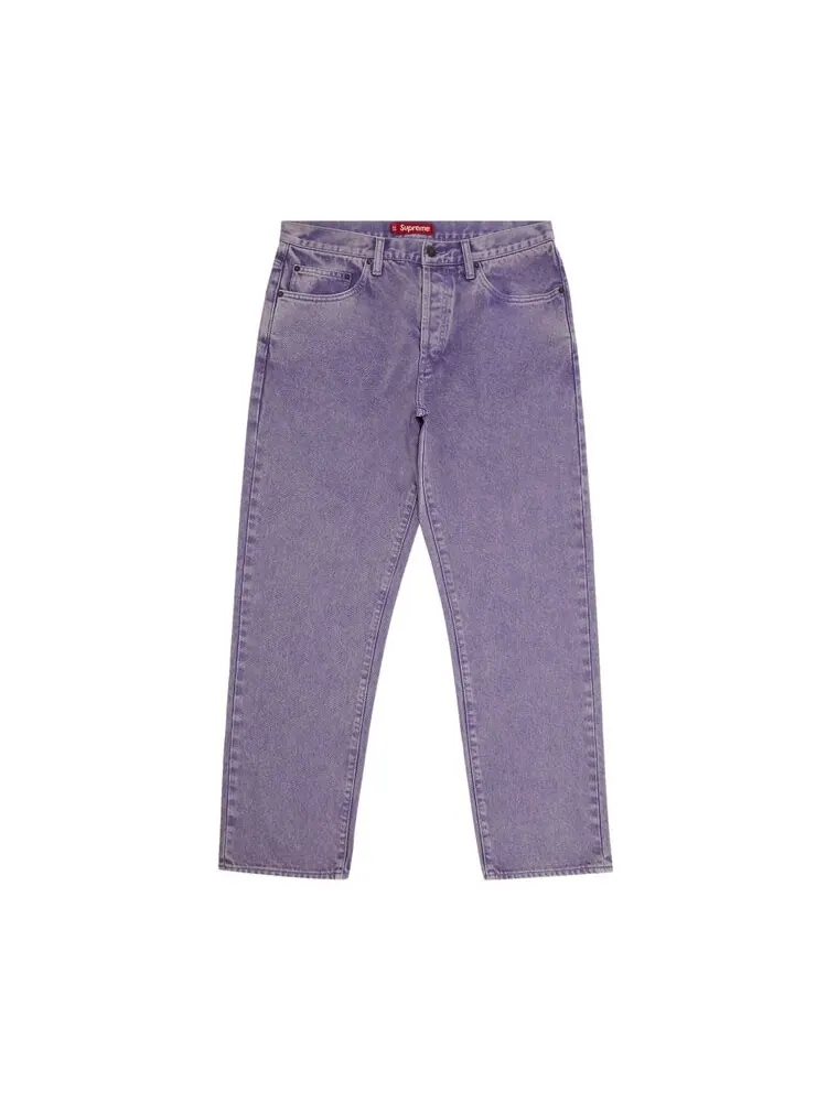 Джинсы Supreme Regular Jean — изображение 1 из 3, фиолетовый