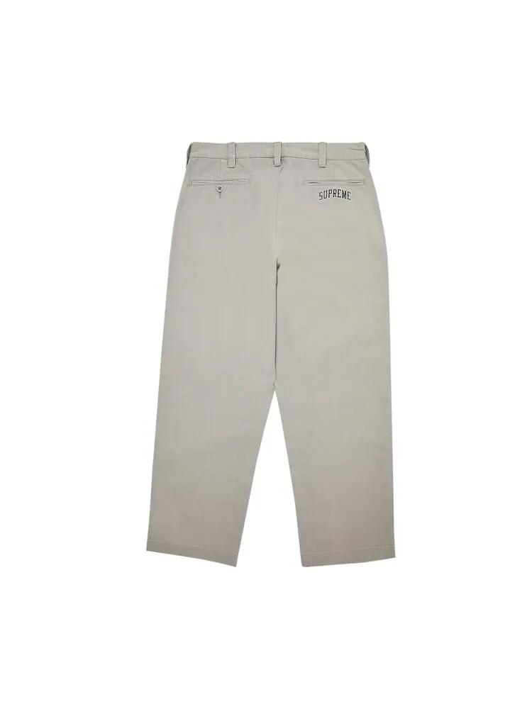 Брюки Supreme Chino Pant — изображение 2 из 3, серый