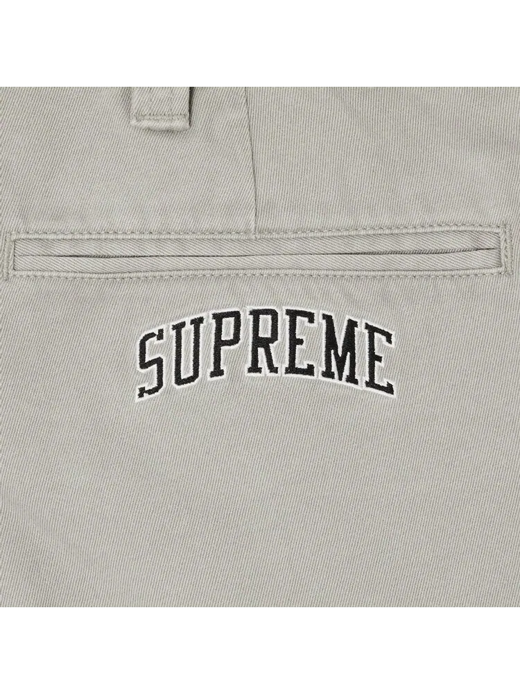 Брюки Supreme Chino Pant — изображение 3 из 3, серый