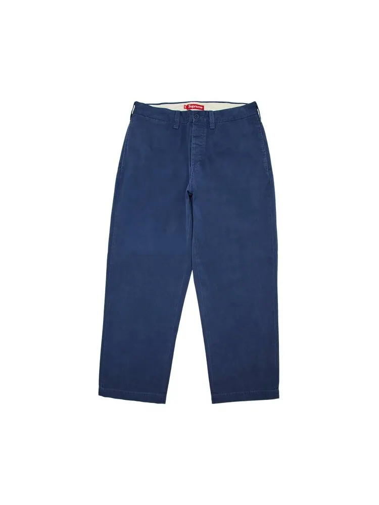 Брюки Supreme Chino Pant — изображение 1 из 3, синий