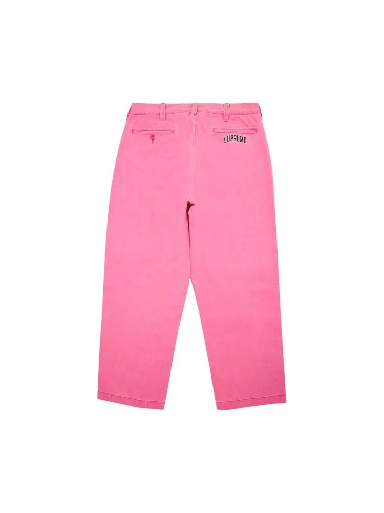 Брюки Supreme Chino Pant — изображение 2 из 3, розовый