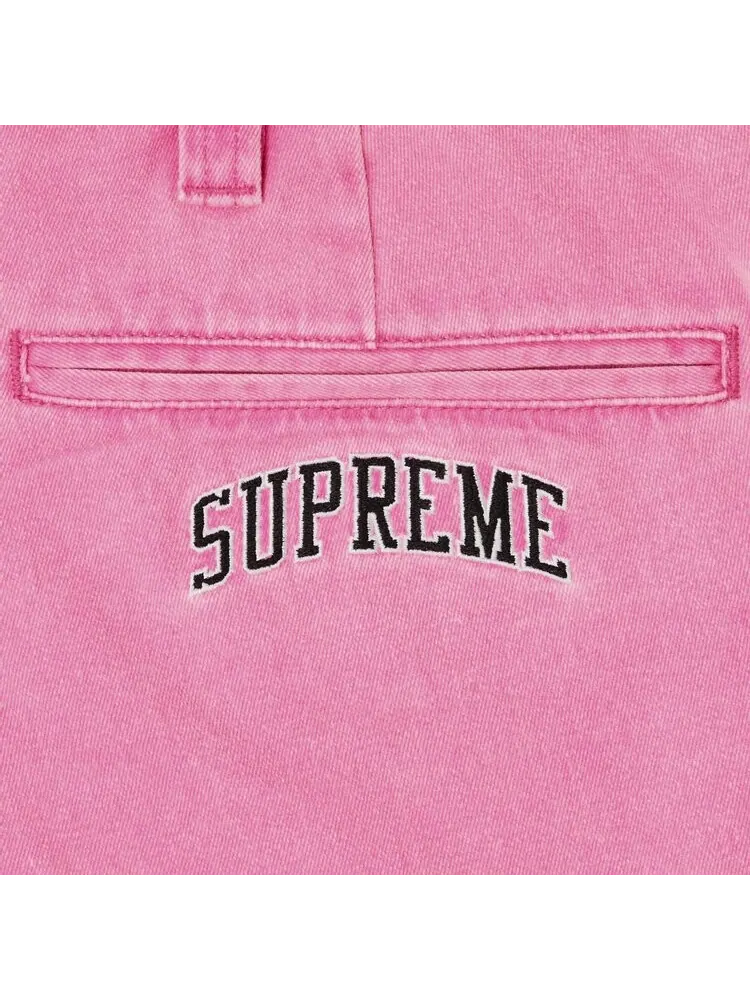 Брюки Supreme Chino Pant — изображение 3 из 3, розовый
