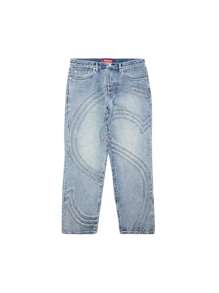Джинсы Supreme S Logo Loose Fit Jean — изображение 1 из 3, синий