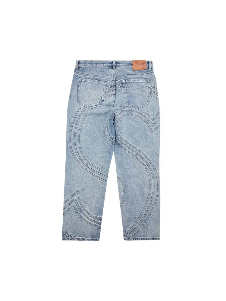 Джинсы Supreme S Logo Loose Fit Jean — изображение 2 из 3, синий
