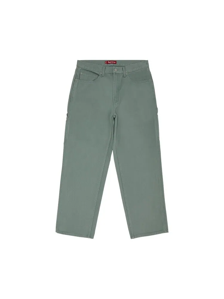 Брюки Supreme Denim Painter Pant — изображение 1 из 3, зеленый