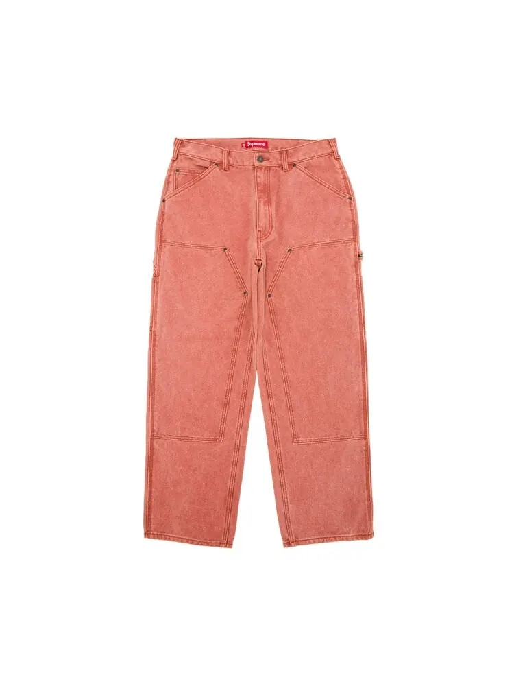 Брюки Supreme Double Knee Painter Pant — изображение 1 из 3, оранжевый