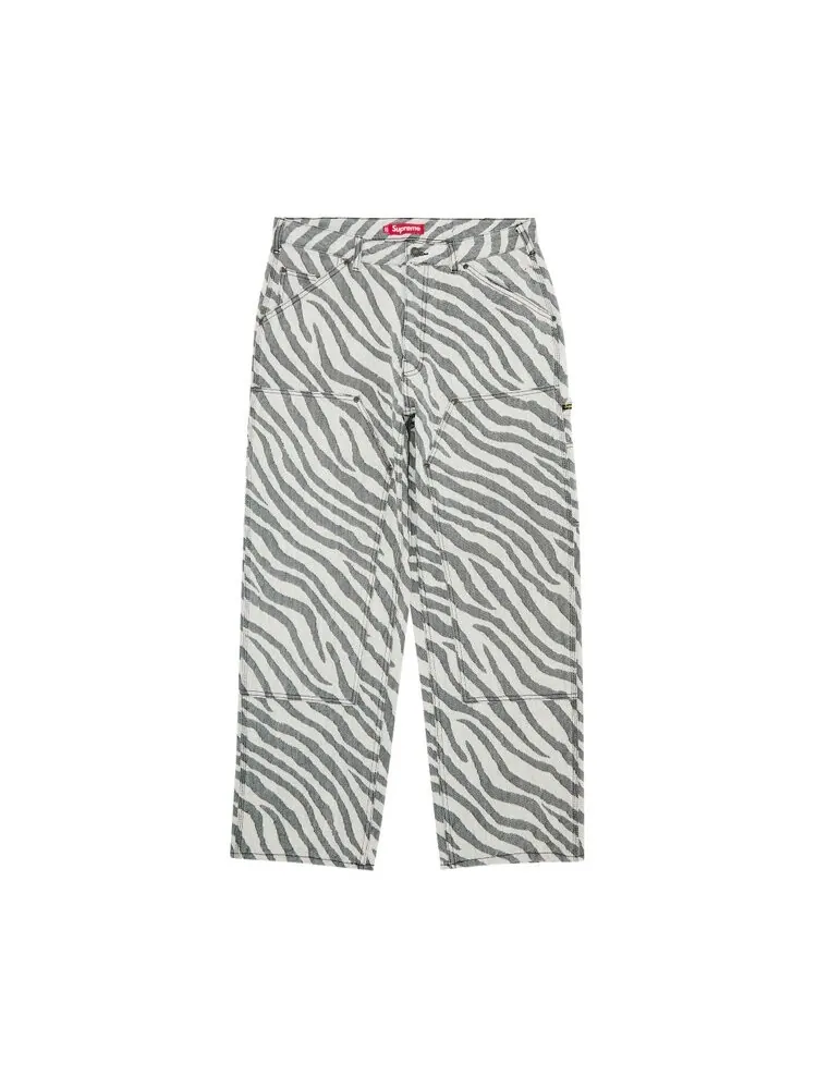 Брюки Supreme Double Knee Painter Pant — изображение 1 из 3, черный