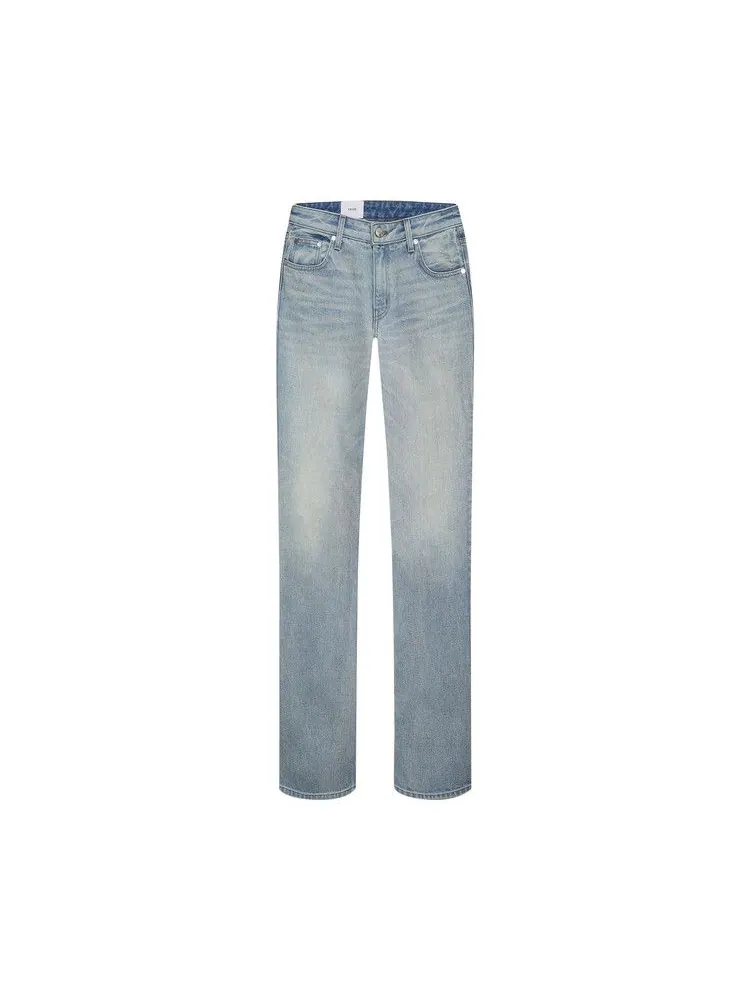 Шорты Rhude Low-Waist Denim Short — изображение 1 из 1, светлый индиго