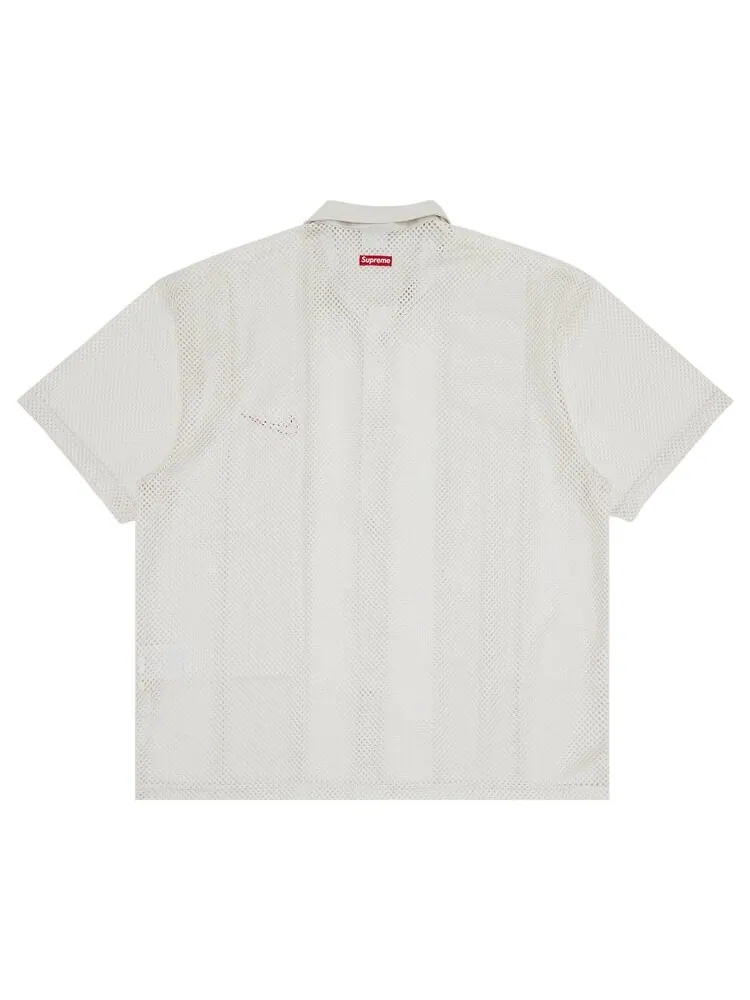 Рубашка Supreme x Nike Mesh Short-Sleeve Shirt — изображение 2 из 3, белый