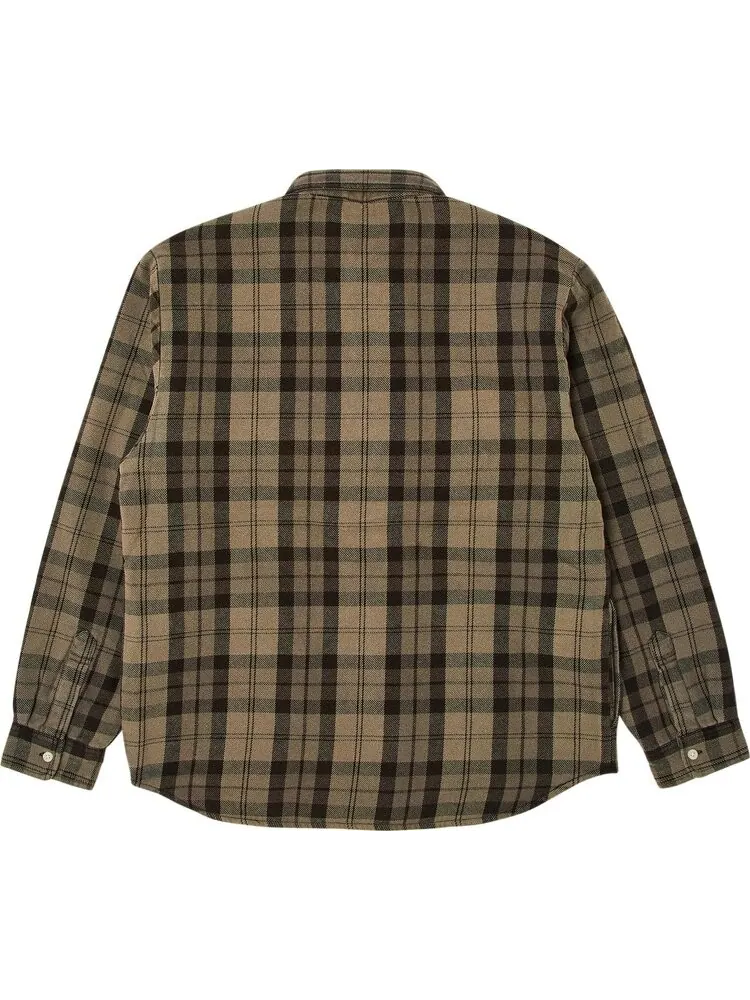 Рубашка Supreme Quilted Flannel Snap 'Black' — изображение 2 из 3, черный