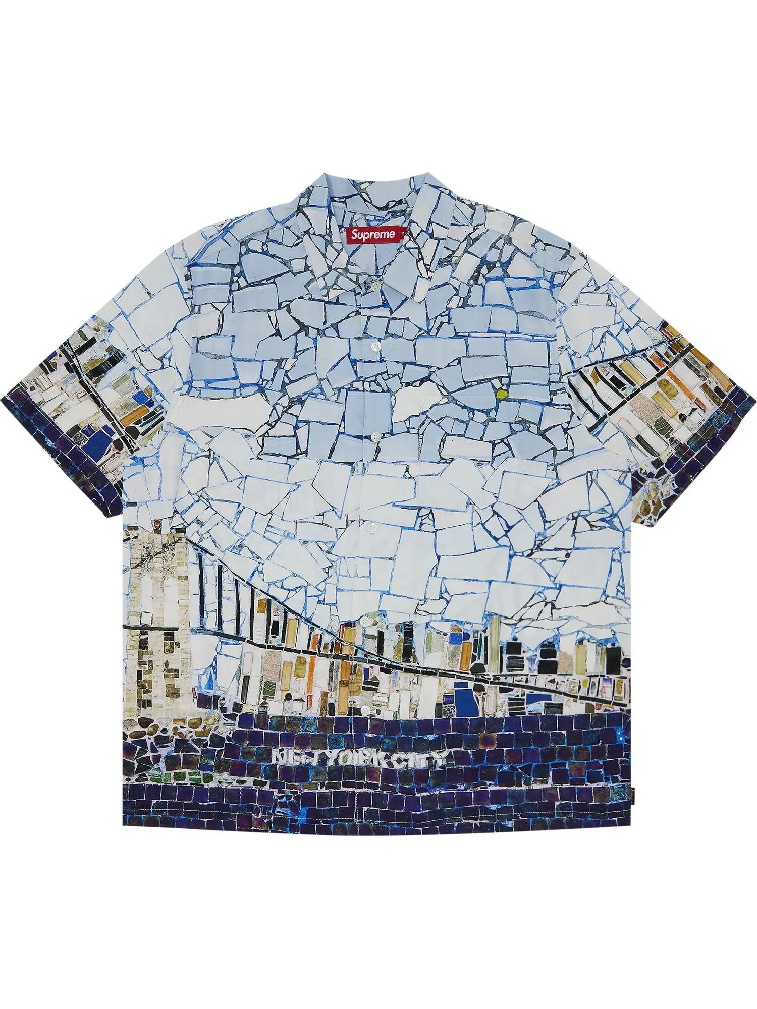 Рубашка Supreme Mosaic Short-Sleeve — изображение 1 из 3, мульти