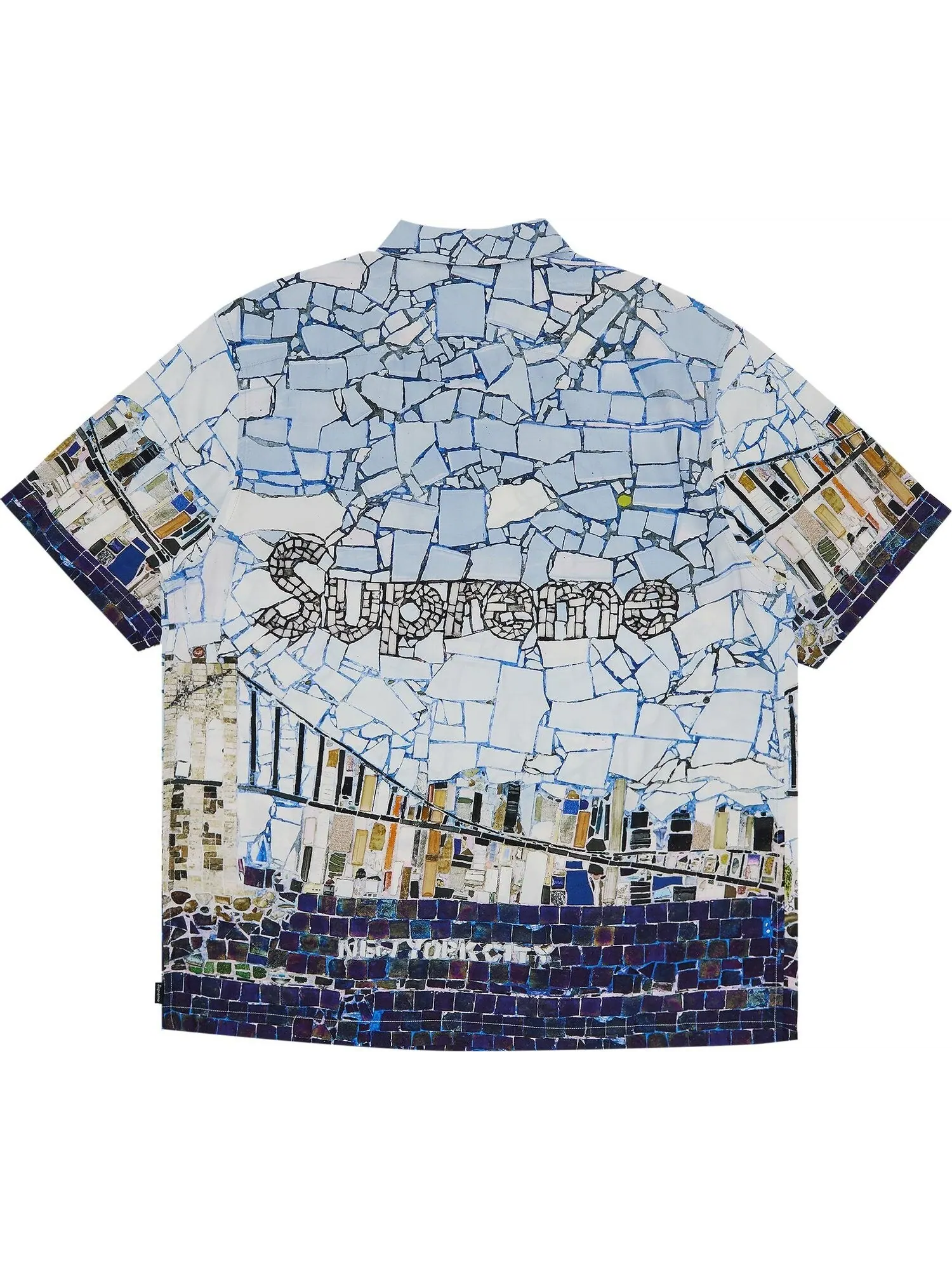 Рубашка Supreme Mosaic Short-Sleeve — изображение 2 из 3, мульти
