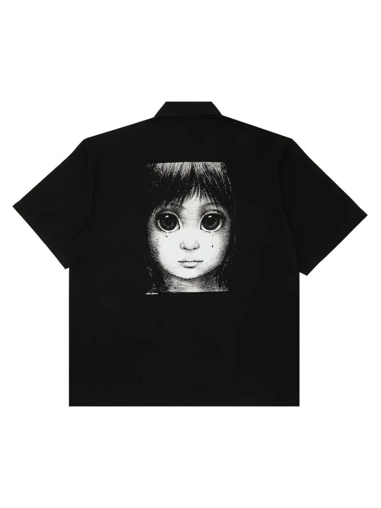 Рубашка Supreme Margaret Keane Teardrop Short-Sleeve Work Shirt — изображение 2 из 3, черный