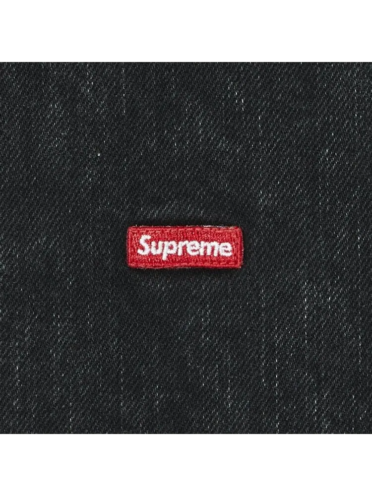 Рубашка Supreme Small Box 'Washed Black' — изображение 2 из 2, черный
